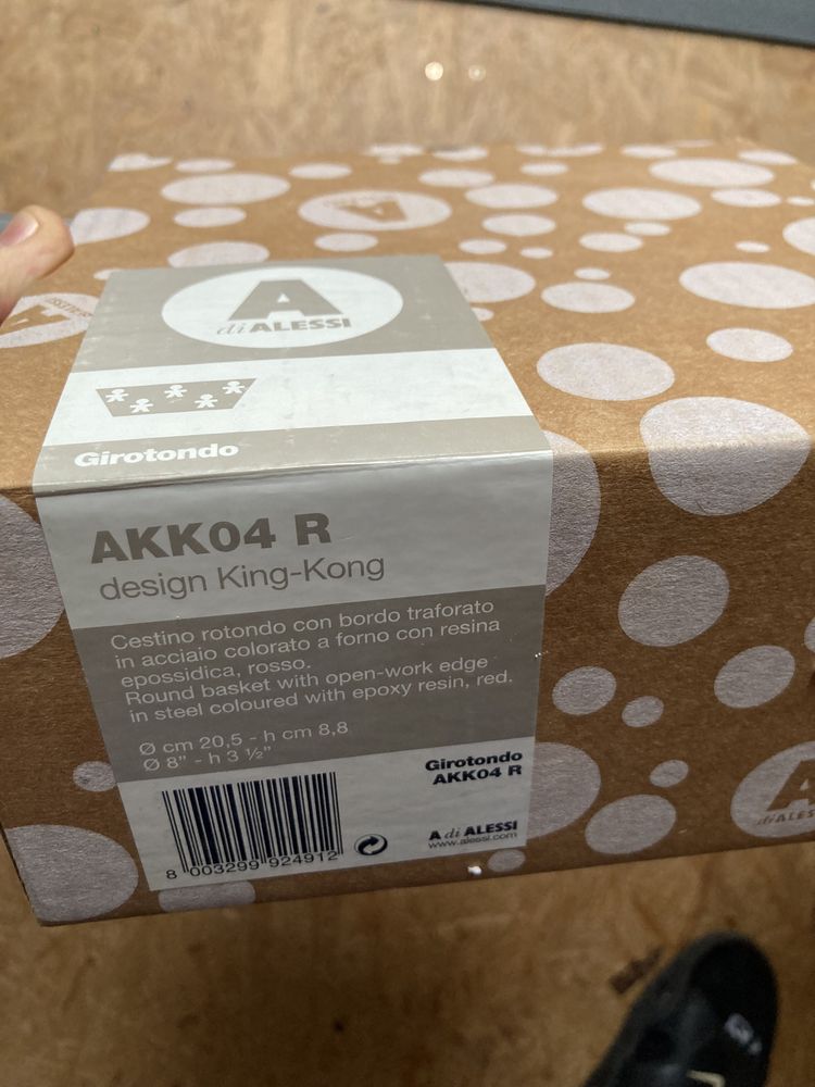 Koszyk na owoce, pieczywo A di Alessi AKK04 R