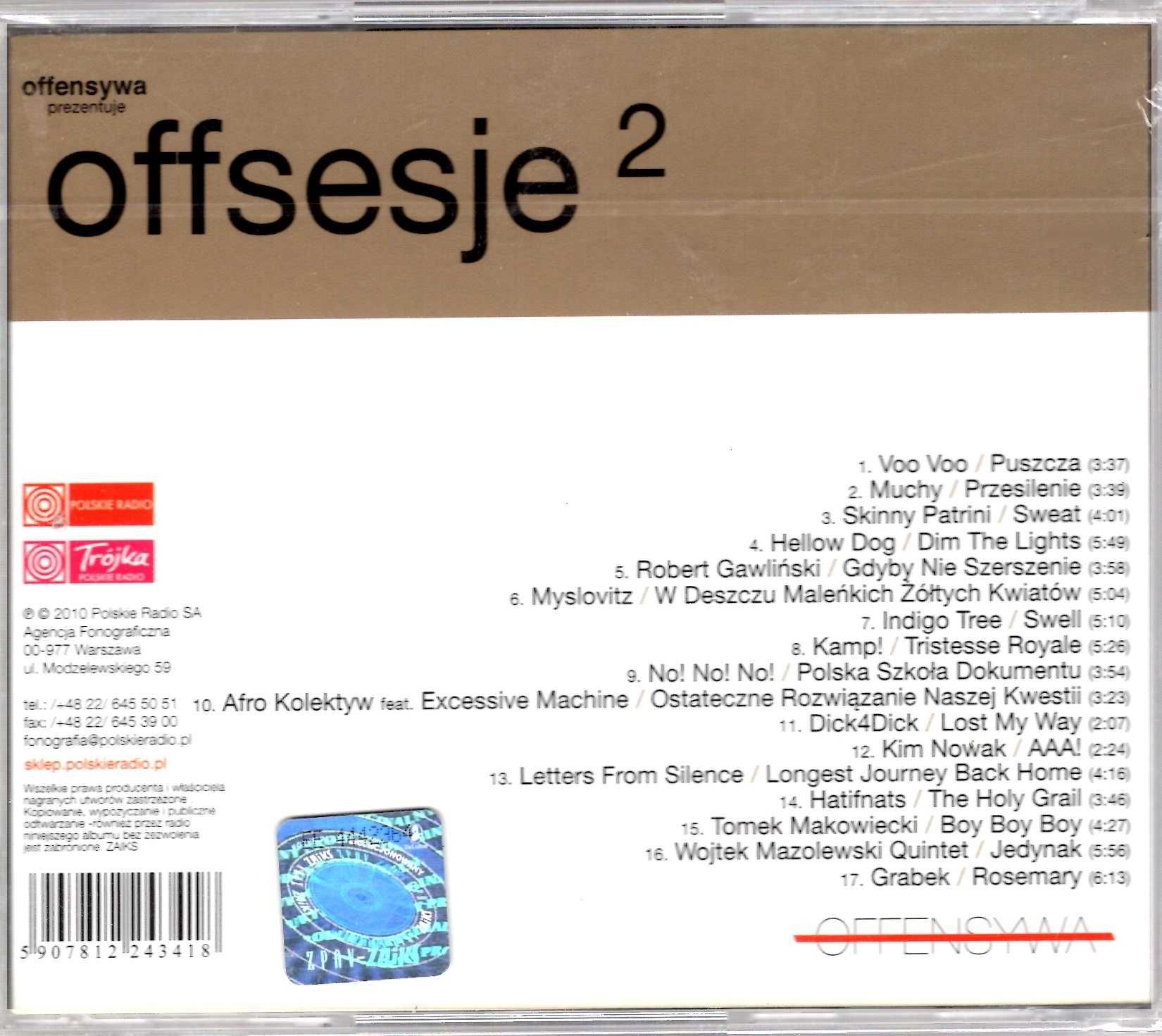 Offsesje 2 (CD) Kim Nowak Muchy Myslovitz