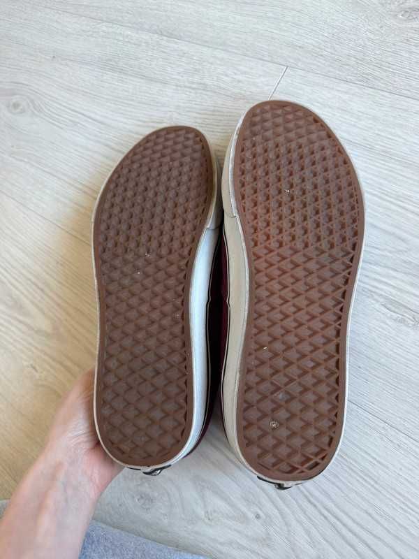 Bordowe Vans Authentic 45 11,5