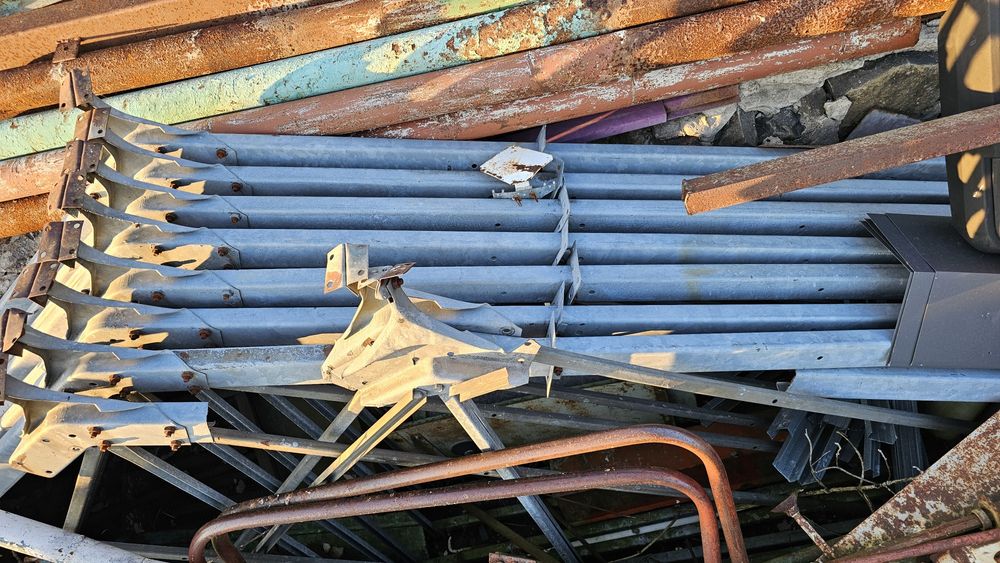 Каркас теплиці Антрацит Металоконструкції. Ферми металеві оцинковані