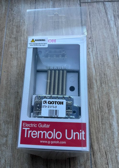 Mostek tremolo GOTOH GE101T chrome - do Stratocaster , bridge