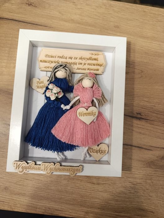 Ramka w podziękowaniu dla nauczycielki wychowawczyni zakończenie roku