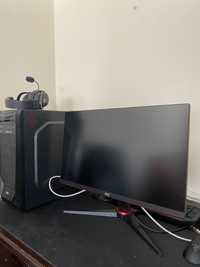 Computador + monitor gaming