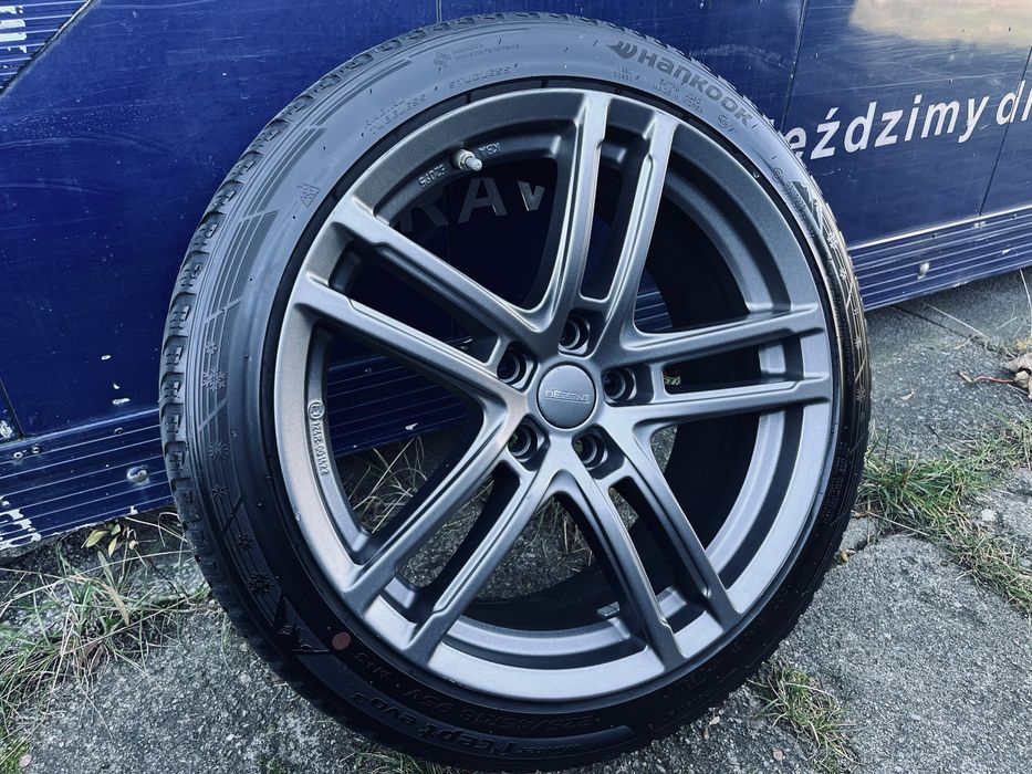 Alufelgi ZIMA 5x112 18 Cali Audi A4 VW Passat BMW Skoda Octavia OPONY