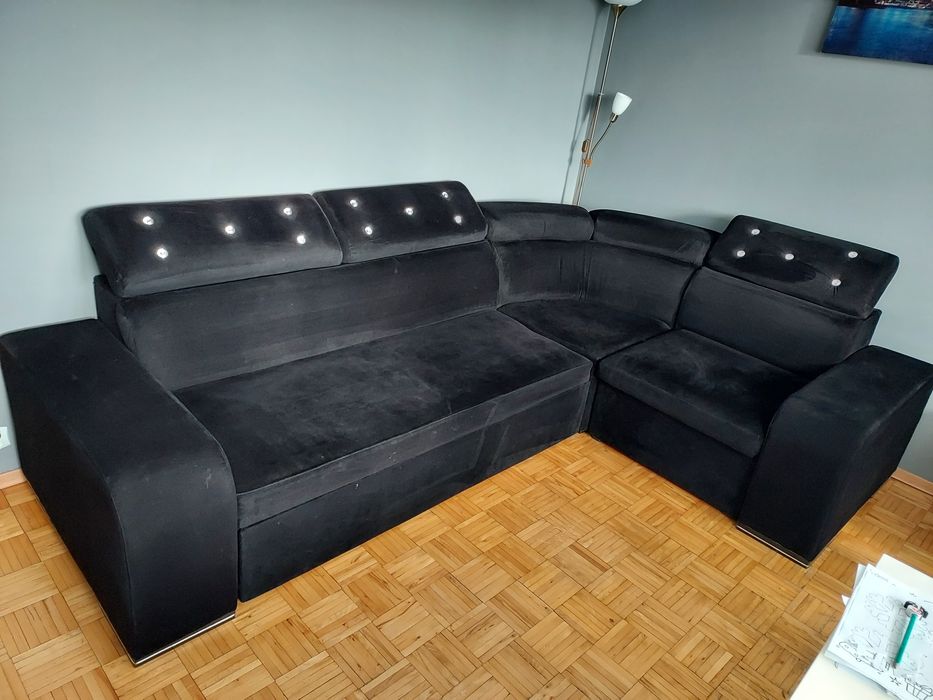 Narożnik z funkcją spania okazja