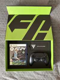 Nowy kolekcjonerski zestaw box od EA Sports: czarny pad PS5 i gra FC24