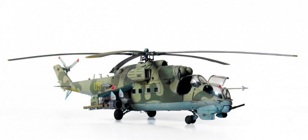 Zvezda 7293 Helikopter Mil MI-24V/VP Hind E model śmigłowca 1/72 Z7293