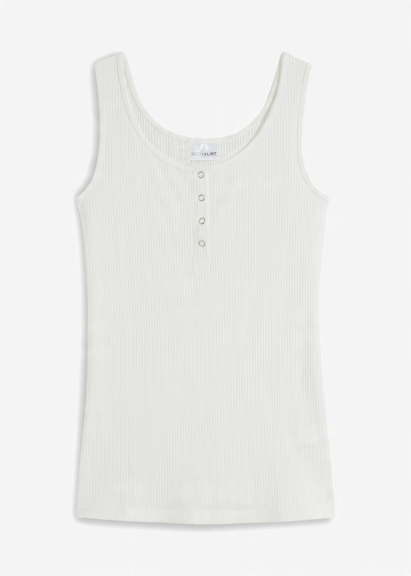 B.P.C top w prążek śmietankowy r.40/42
