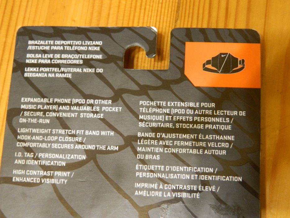 Nike lekki portfel futerał do biegania na ramie ipod music player nowe