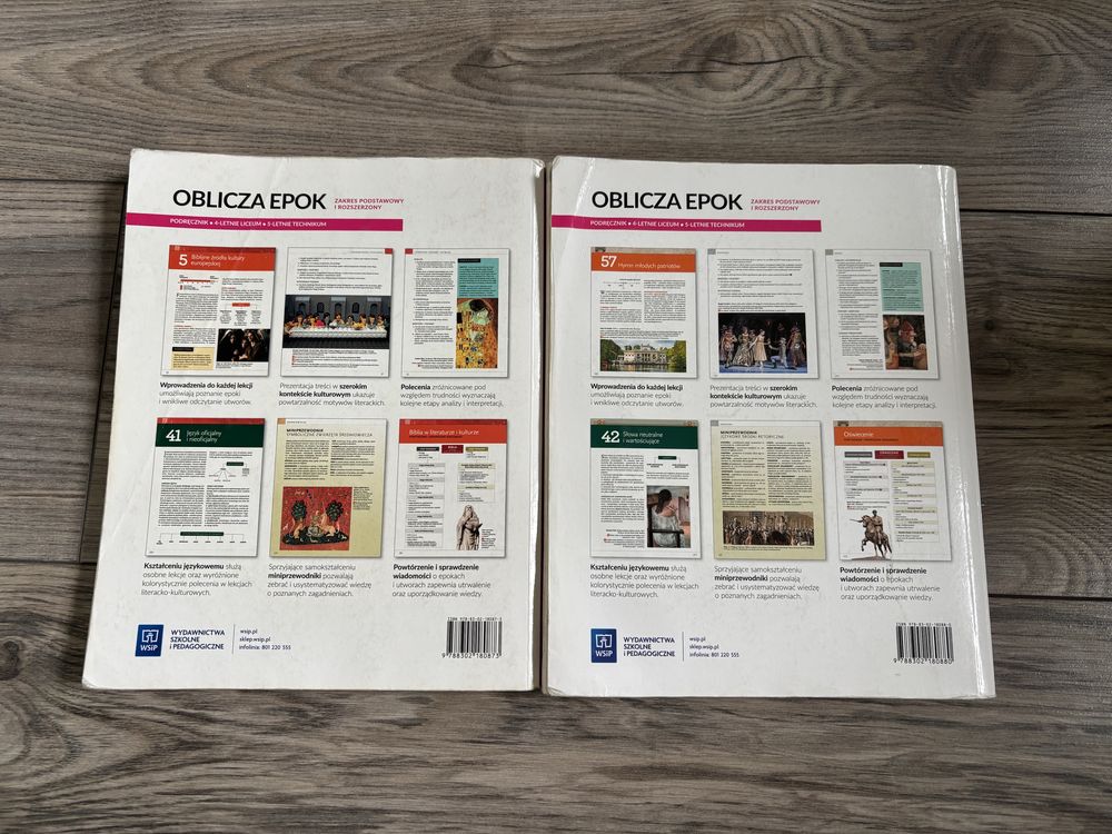 podręcznik do polskiego 1 LO oblicza epok 1.1, 1.2