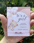 Bransoletka baby shower girl