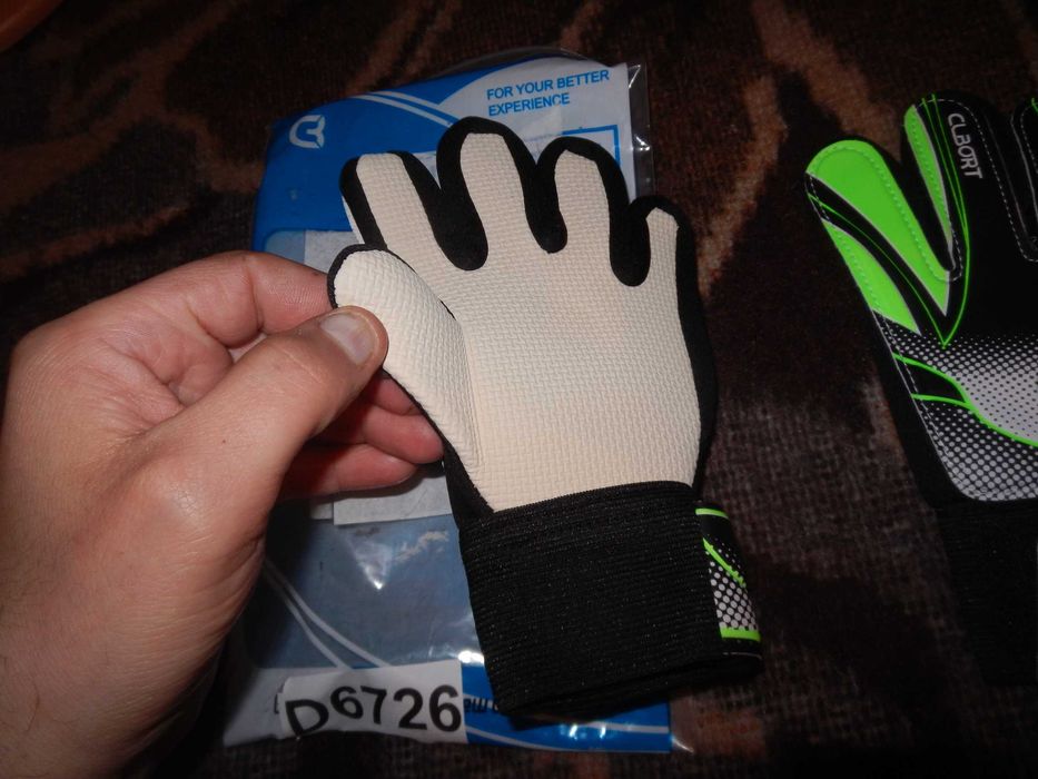 Wyprzedaż->D6726 Rękawice bramkarskie dla dzieci antypoślizgowe rozm 5