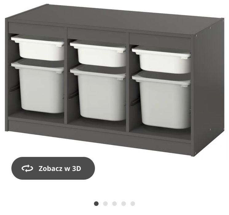 Regał/szafka z pojemnikami