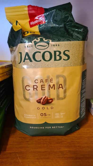 Kawa jacobs creme ziarna 1.100 kg 5 opakowan