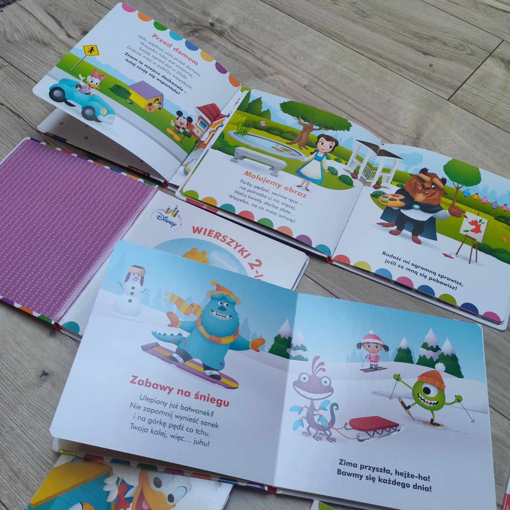 Duży zestaw książeczki 2+ Disney Ameet edukacyjne aktywizujące