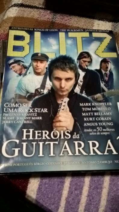 Blitz - Capa Mark Knopfler, Kurt Kobain, Angus Young (Portes incluídos