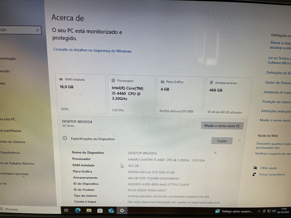 Pc gaming iniciantes Gtx1650