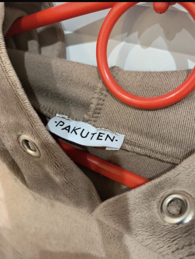Pakuten dres welurowy S spodnie i bluza z kapturem