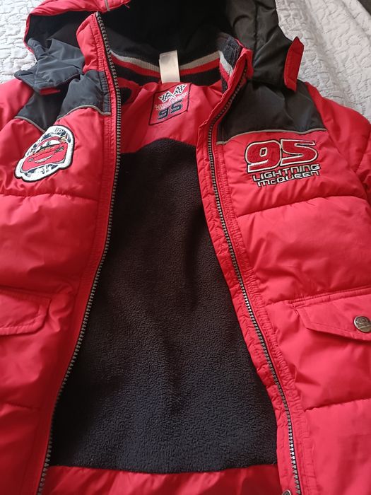 Kurtka zimowa r. 122 +czapka