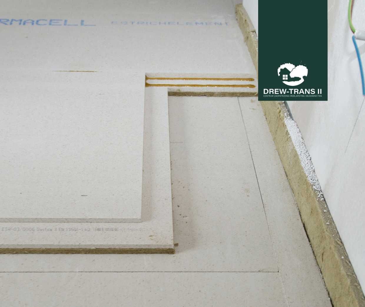 Płyta suchy jastrych Fermacell płyty gipsowo włóknowe na podłogę 20cm