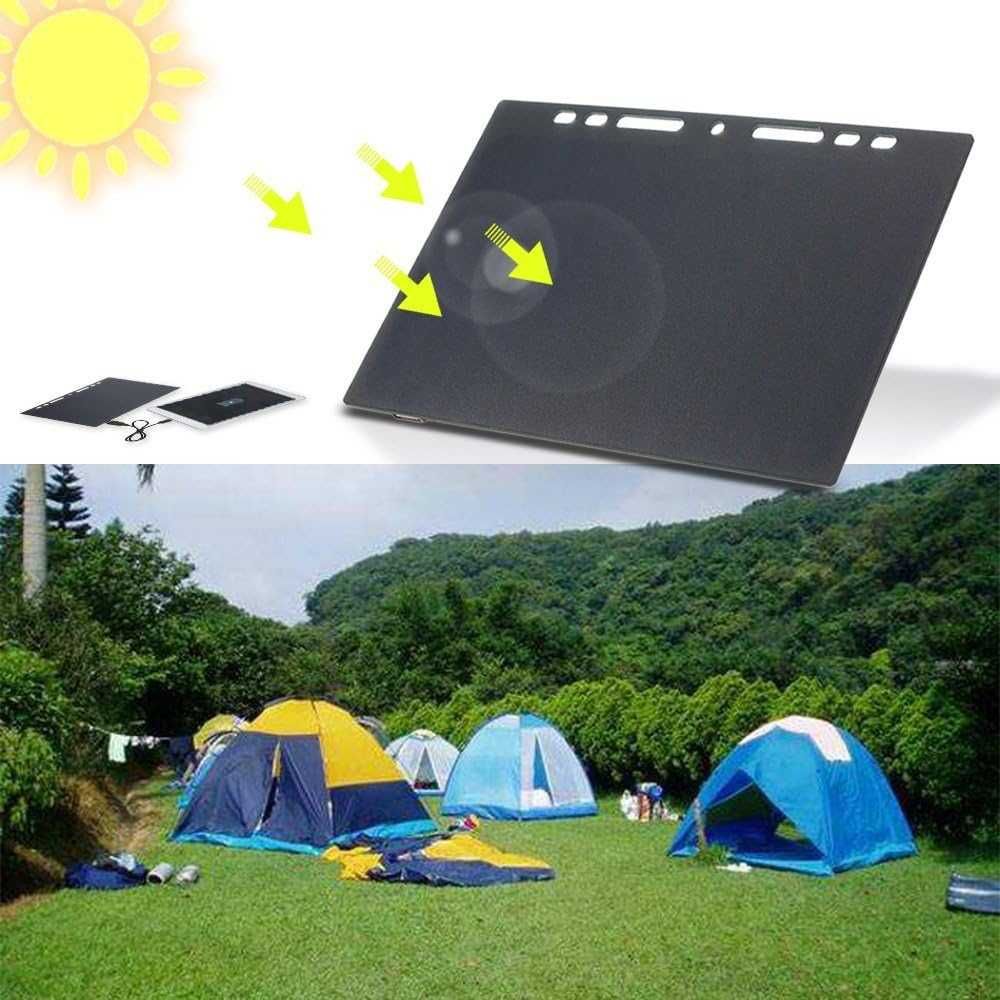 Lixada panel solarny ładowarka USB 10W iPhone Samsung Kemping Biwak