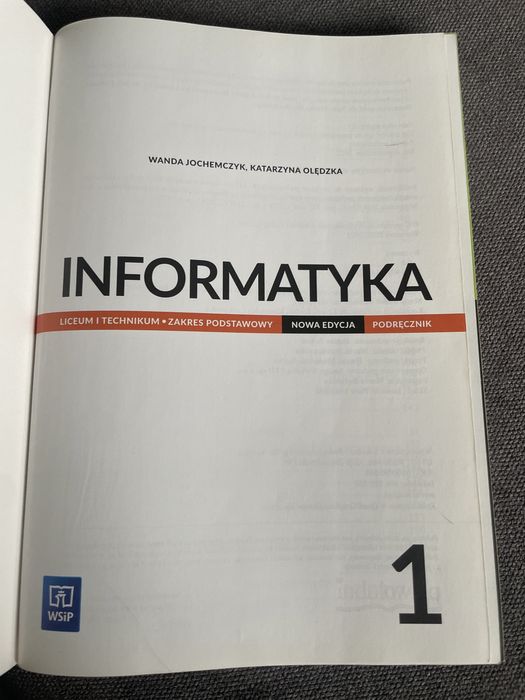 Informatyka 1 nowa era wsip