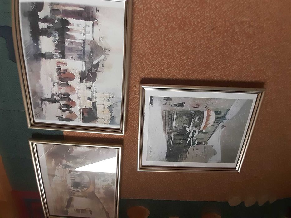 Obrazki (reprodukcje) 3 sztuki