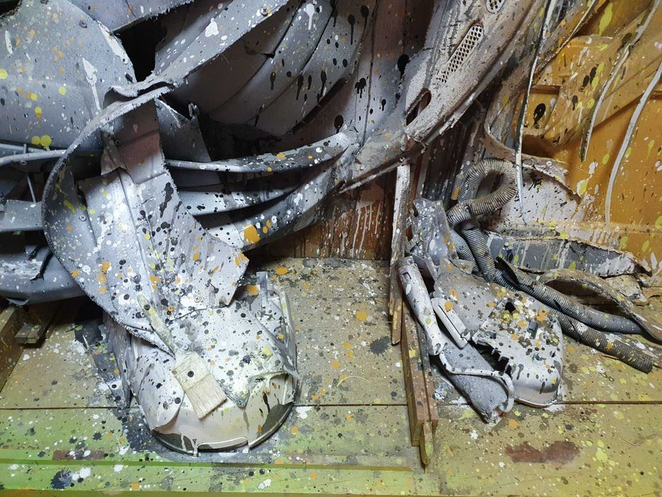 Escultura volumétrica, Assemblage, original único de Bordalo II