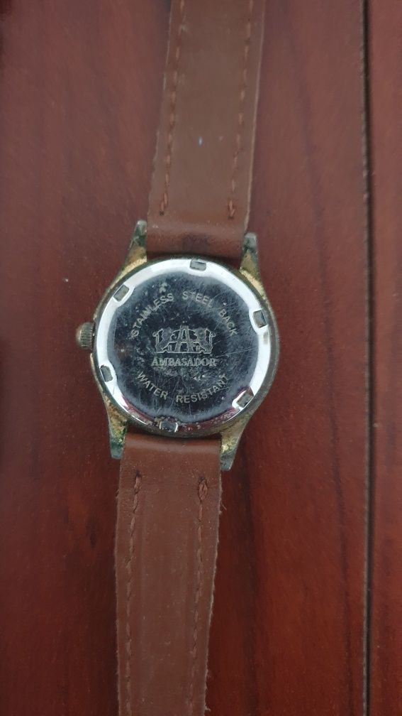 Dwa stare zegarki damskie + srebrny