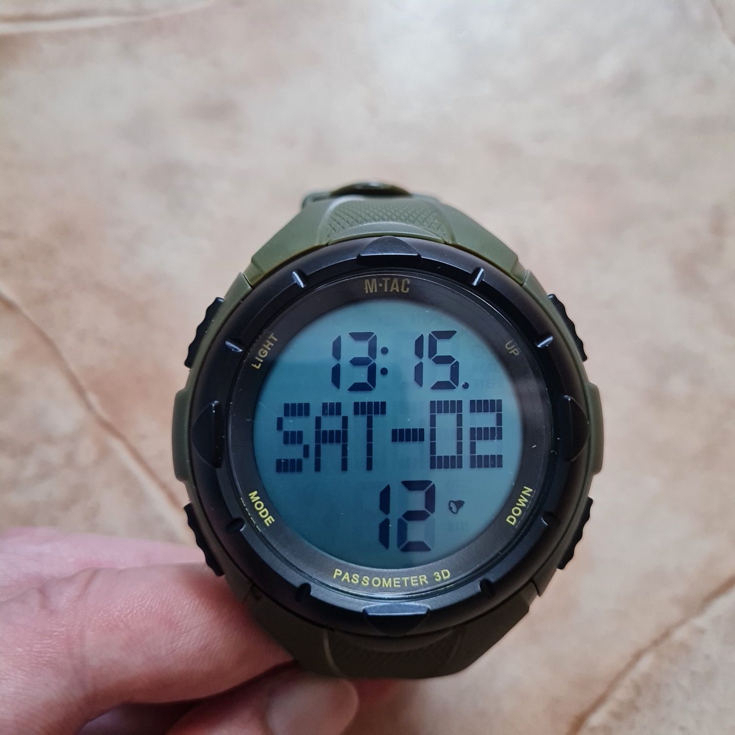 M-Tac годинник тактичний з крокоміром Olive