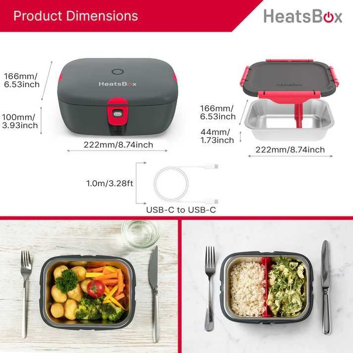 " Podgrzewacz inteligentny jedzenia"HeatsBox GO  bezprzewodowy