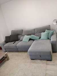 Sofa chaise long Gato Preto como novo