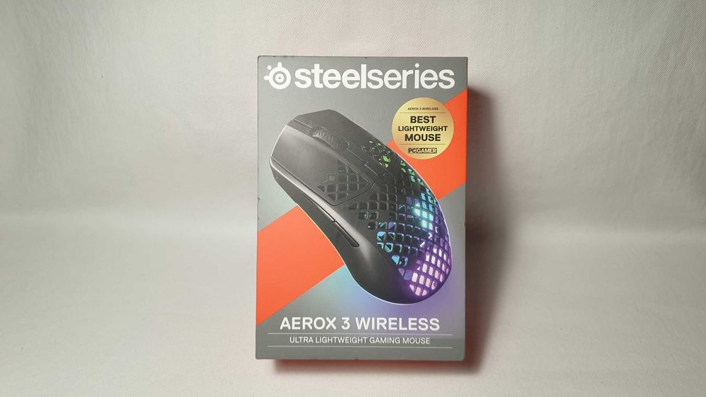Mysz bezprzewodowa Steelseries Aerox 3 ONYX jak NOWA.