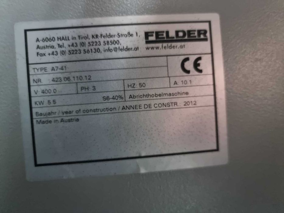 Wyrówniarka FELDER A741