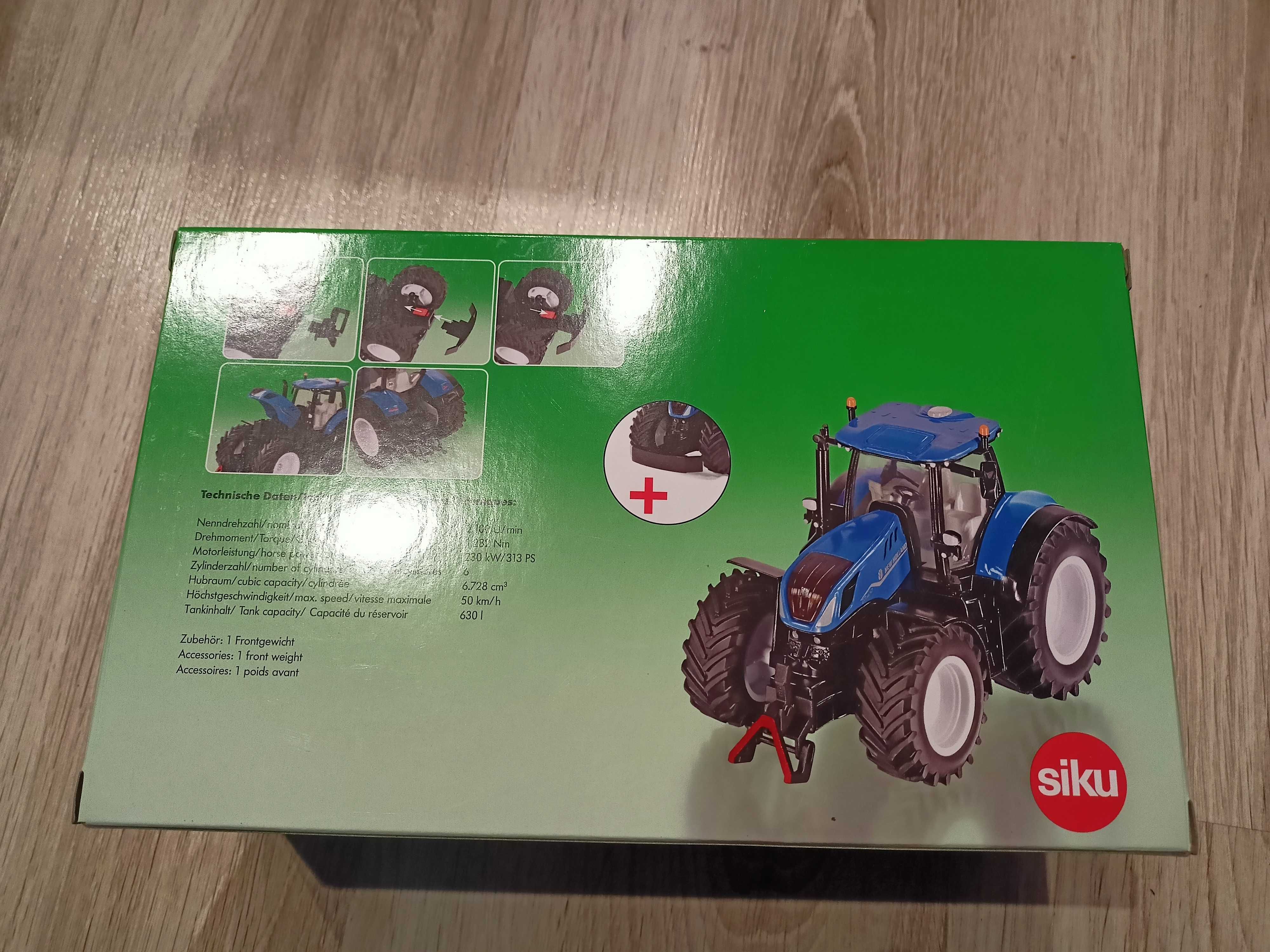 NOWY Traktor SIKU Farmer 3291 New Holland T7 315 HD S