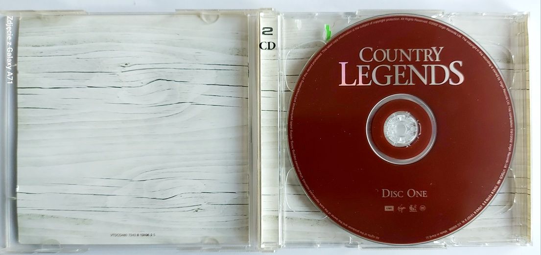 Country Legends 2CD 2002r Wille Nelson Johnny Cash Jim Reeves