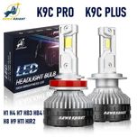 DawnKnight K9C H1 H4 H7 H11 HB3 HIR2 4300/6000K LED лампы K5C K7C K8C