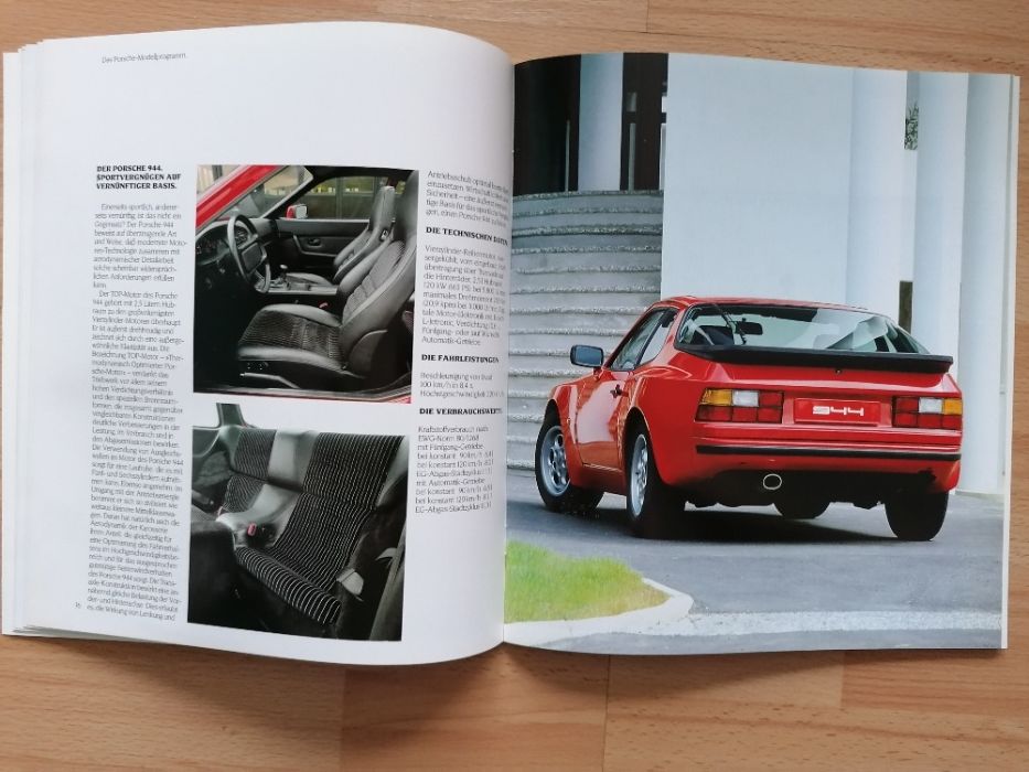 Prospekt Porsche 911-Targa,cabriolet,Turbo,924,944,928S -RAR-