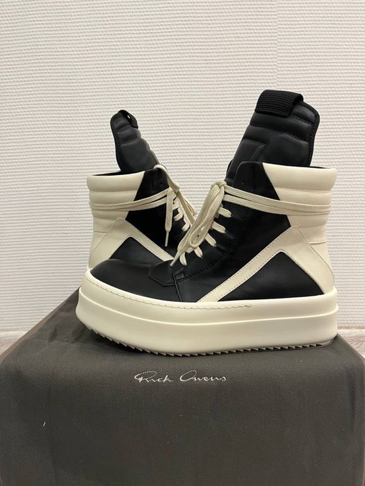 Rick Owens Mega  Double Bumper Geobasket Megabasket Ramones