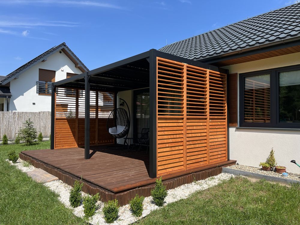 Rolety, żaluzje tarasowe, drewniane, regulowane, ruchome PORDUCENT