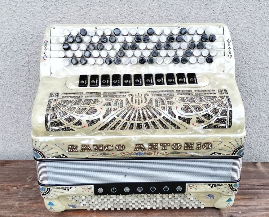 Włoski akordeon guzikowy Ranco Antonio Cassotto - świetny stan !