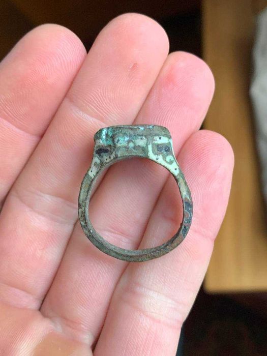 Старинное кольцо, печать перстень суд царя соломона