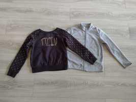 2x bluza r.128 zestaw