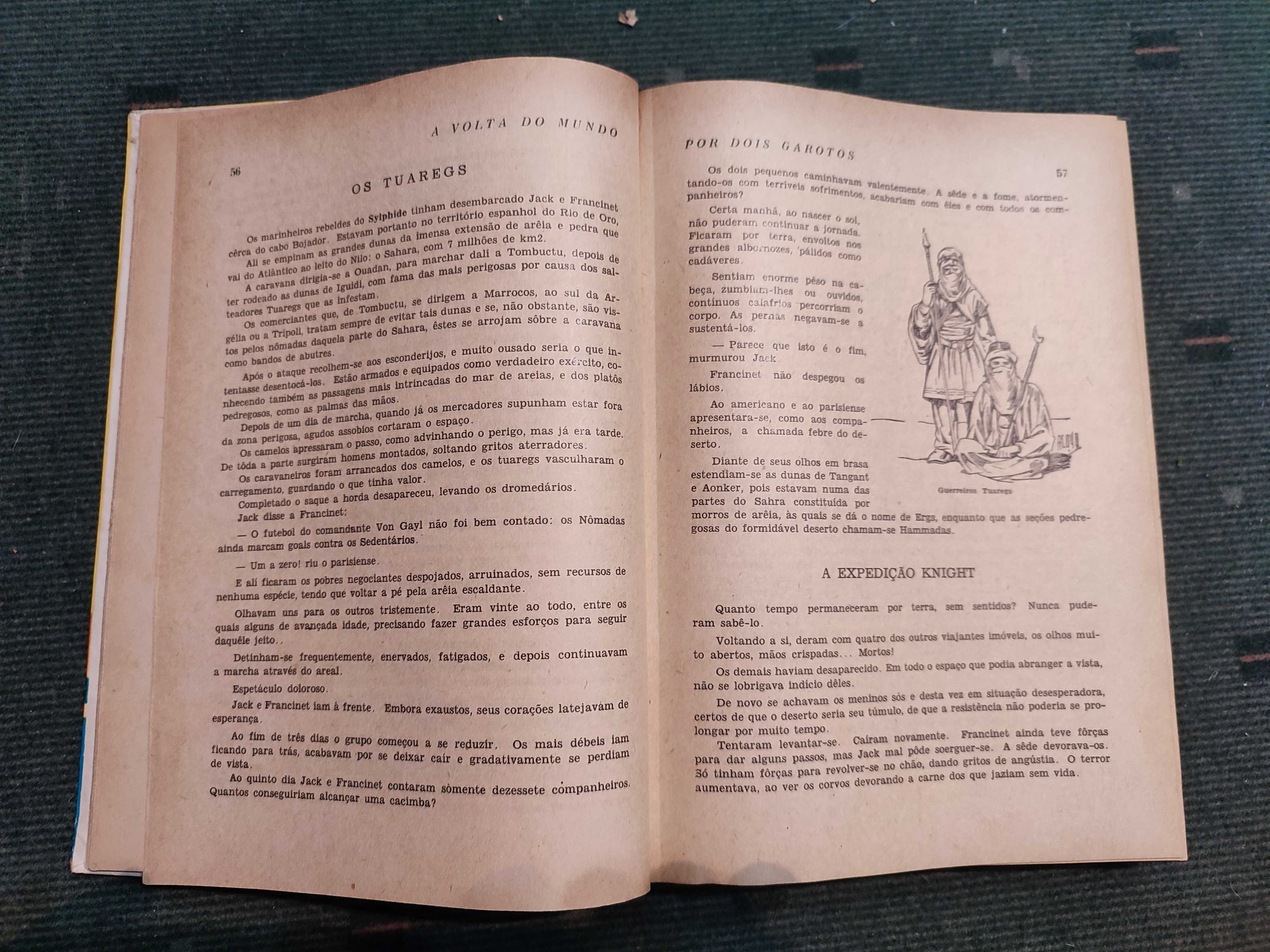 A Volta ao Mundo por dois garotos-Henry de la Vaux-Editor Minerva 1951