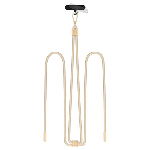 Tech-Protect C2S Rope Crossbody Strap Beige/Gold