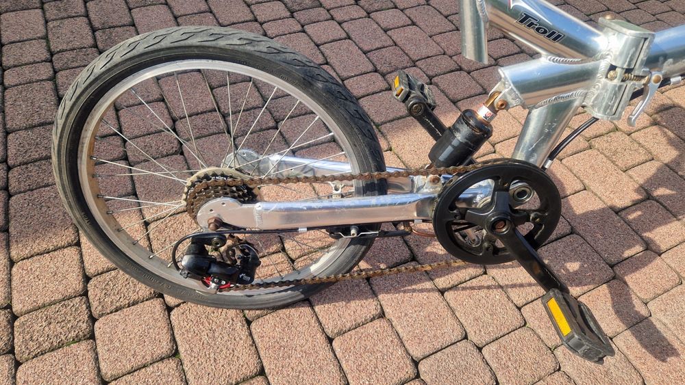 Rower skladany aluminiowy active troll