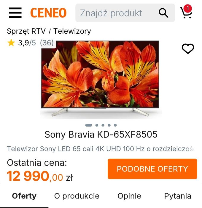 Sony Bravia KD-65XF8505