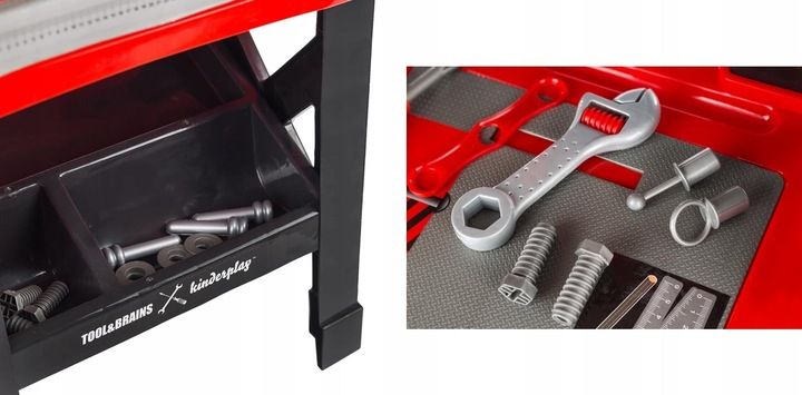 Warsztat Majsterkowicza Dla Dzieci Zestaw Narzędzia + Akcesoria