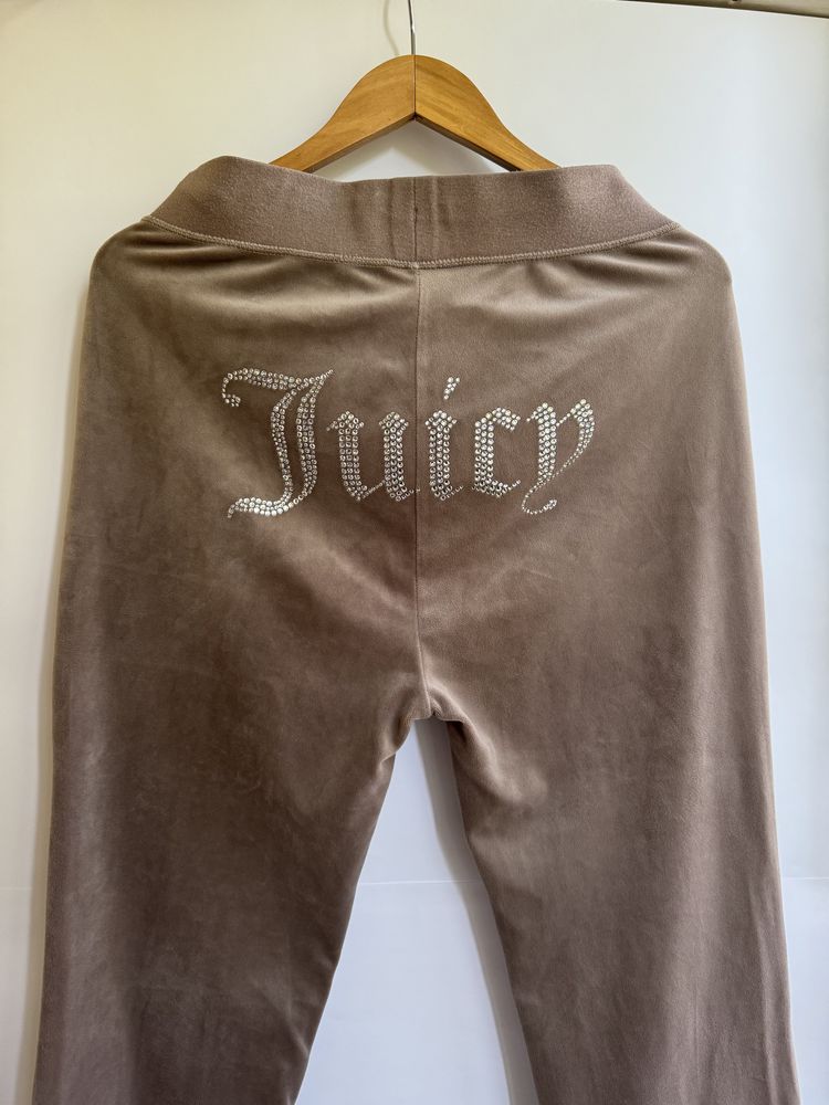 Штани Jiucy Couture з надписом зі стразами Велюрові Джусі Оригінал