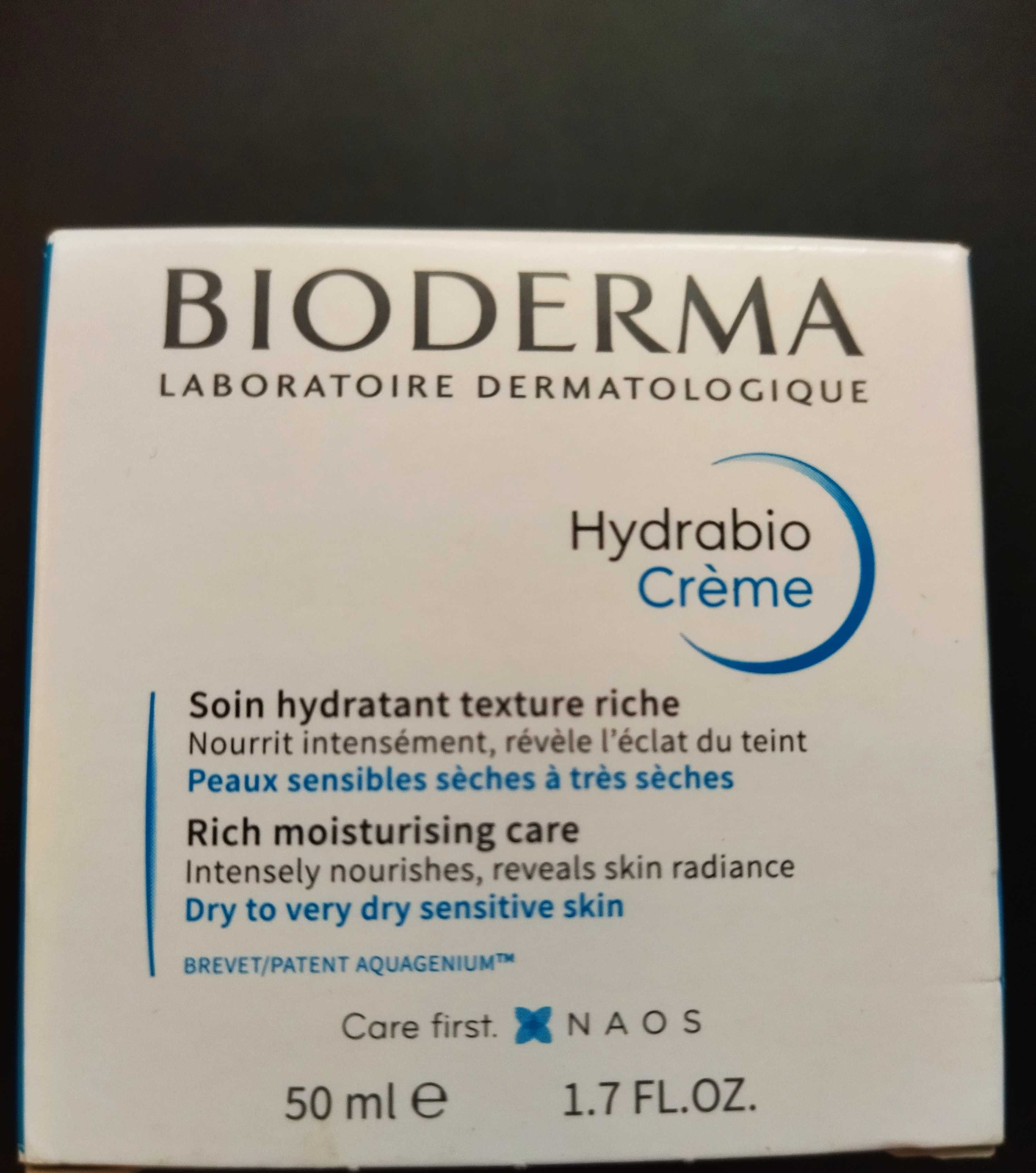 Bioderma Hydrabio Creme Krem skóra wrażliwa sucha i bardzo sucha 50ml